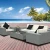 Import aluminum garden outdoor furniture Wholesale rattan wicker sofa furniture from China