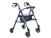 Aluminum lightweight walker rollator for elderly