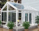 Aluminum profile laminated glass sunroom furniture sets