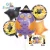 Import Amazon high quality  Halloween spider/Bat/Pumpkin/Cat/Wings/Ghosts set  balloon, Foil helium Party Halloween Balloons sets globos from China