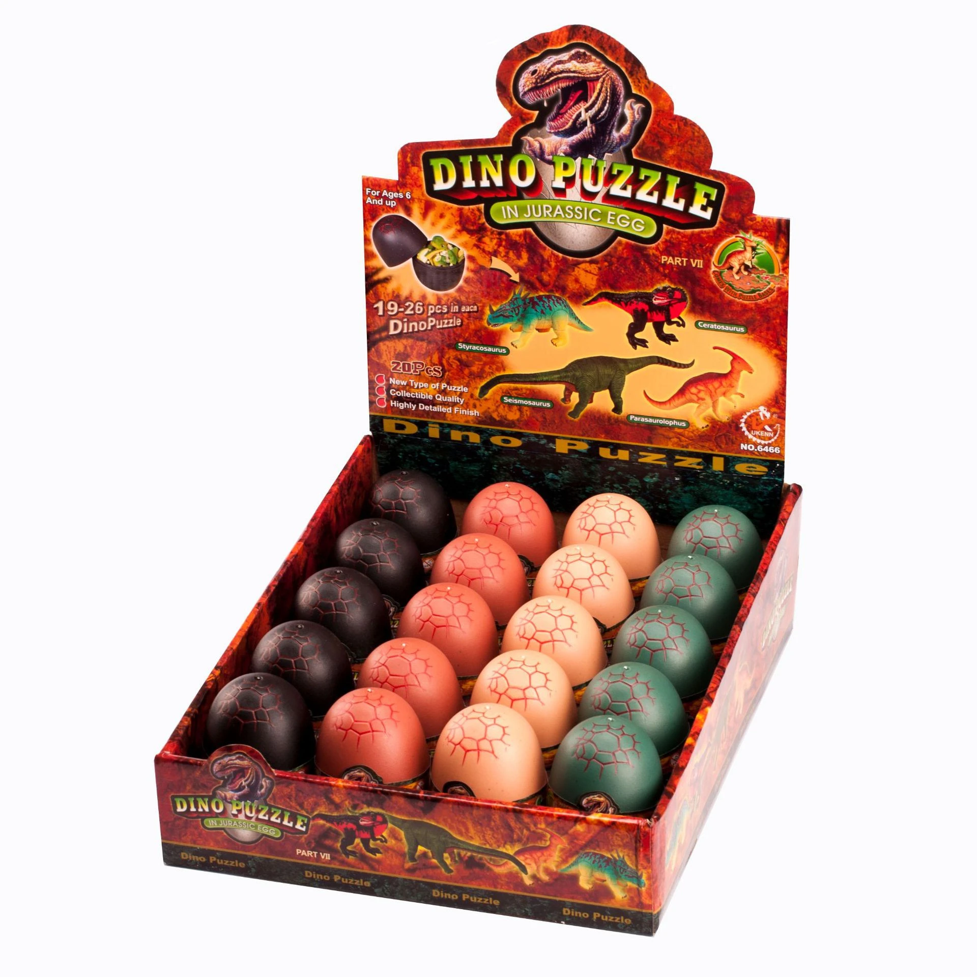 Amazon Hot New Design  Toys Colorful Surprise Dinosaur Egg Model 3D Educational  Plastic Toy For Kids