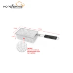 Amazon hot sale bbq grill net custom stainless steel  barbecue grill net