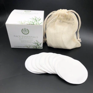 Amazon Hot Sale Reusable Organic Cotton Makeup Remover Pad Face Pad