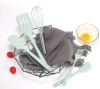 Amazon hot sell  High quality 5 pcs silicone baking tools set with iron inside
