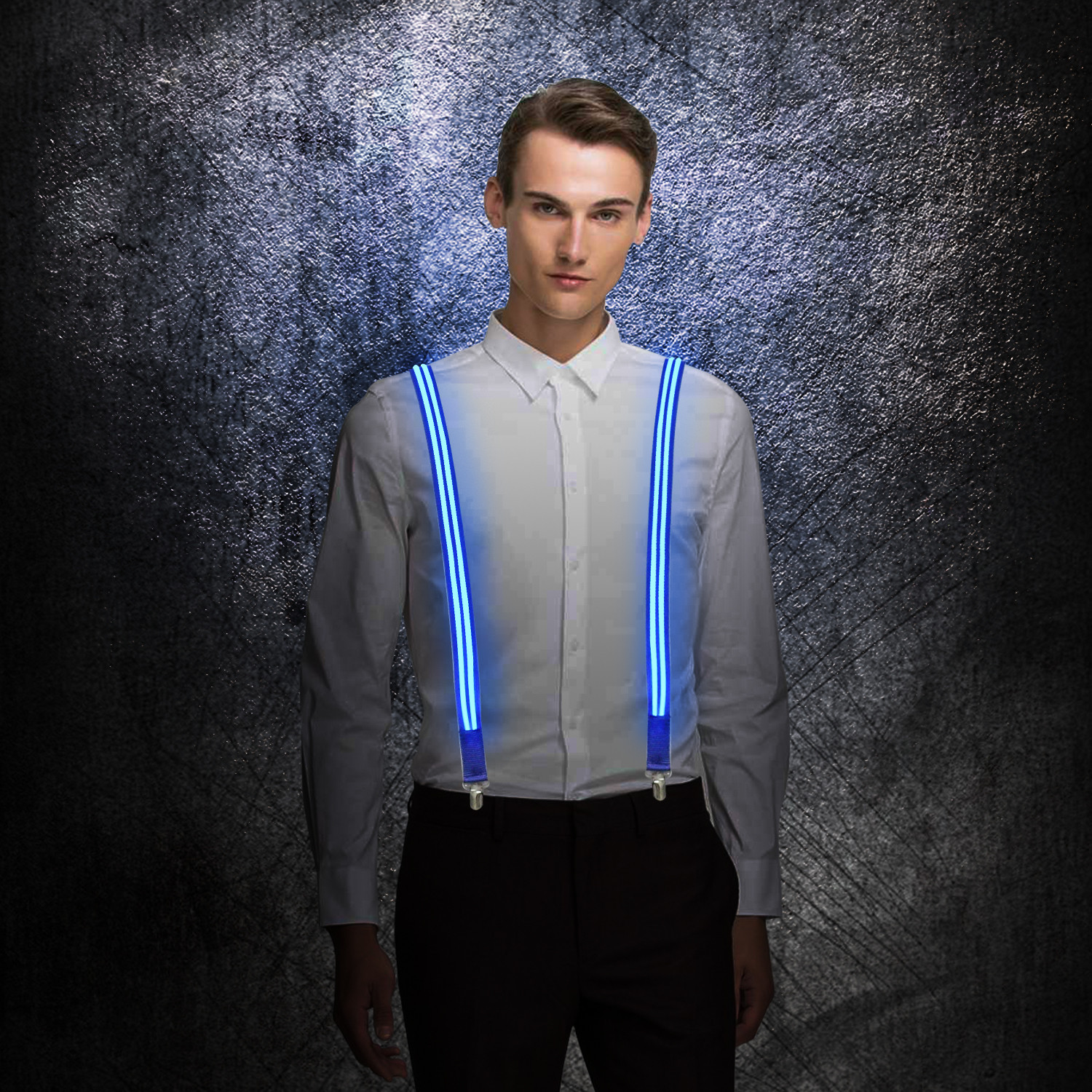 Buy Amazon Hot Seller Light Up Double Strip Led Suspenders Belt ...