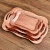 Import Amazon hot sells Factory price stainless steel tray Food Plate Dish Dinner Serving Plate rose gold food serving Stainless Steel from China