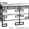 Antique metal decoration bamboo console table