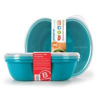 Aquamarine Food Storage Container, 2 Pack by Preserve