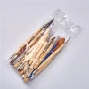 Art Sculpture Wooden Pottery Tools And Metal Ceramic Polymer Clay Modeling Tools Set