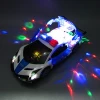 Automatic lift and open car model electric universal light music rotating children&#39;s toys