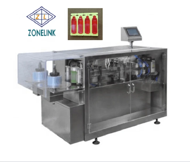 Automatic Plastic Ampoule Forming Filling Sealing Machine / CBD Eliquid Oral Liquid Filling And Sealing Machine with low price