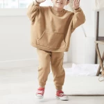 Autumn and Winter Cotton Long Sleeve Tops and Long Pants Kids Boy Clothes Set