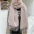 Import Autumn and winter new European and American versatile wool shawl pure color warm tassel women&#x27;s fashion scarf from China