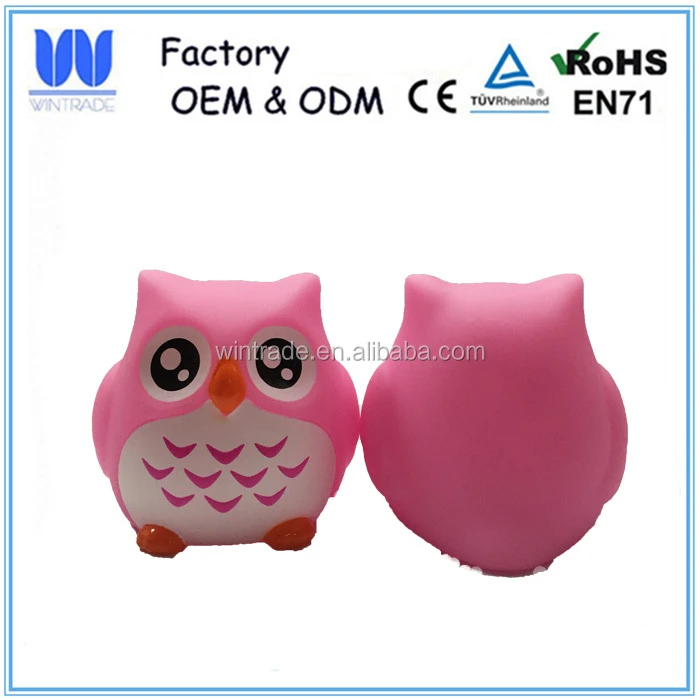 Baby girl toy collection pink led owl waterproof flashing toy