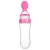 Baby rice cereal bottle feeder baby silicone milk feeder squeeze spoon bottle feeder for baby food