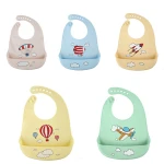 Baby Waterproof  Silicone Bib for Babies and Toddlers,eco friendly  Feeding Bib Easy To Keep Clean babies bibs wholesale