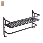 bathroom corner bath large wall mounted heated folding hanging hotel brass towel rack