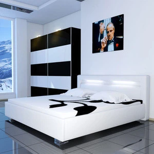 bedroom furniture led tanning bed design furniture with music loudspeaker A020