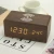 Best gift promotional Phone QI wireless charger wooden LED alarm clock