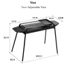 Best stainless steel korean bbq grill Competitive Price r garden rectangle simple Charcoal BBQ Grill