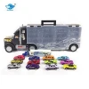 Big carrying truck Toy include 13 pcs diecast cars for Boys and Girls