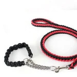 big size retractable dog leash and nylon dog leash harness material for golden retriever
