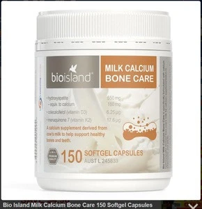 Bio Island Milk Calcium Bone Care 150 Softgel Capsules