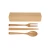 Import Biodegradable portable Japanese style travel chopstick spoon fork organizer box wooden cutlery set from China