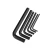Import Black Oxide M0.9 M1.27 M1.5 M2 M2.5 M3 M4 M5 M6 M8 L Shape Flat Head Allen Wrench Hex Key from China