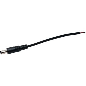 Black  Power Cable 5521 12V 15cm DC Female Male Plug Power Cable For single color strip light