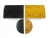 Import Black&amp;Yellow Road Safety Rubber Speed Bumps 25cm from China