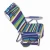 Import Blue Stripes Steel Backpack Folding Beach Chair with Storage Pouch from China