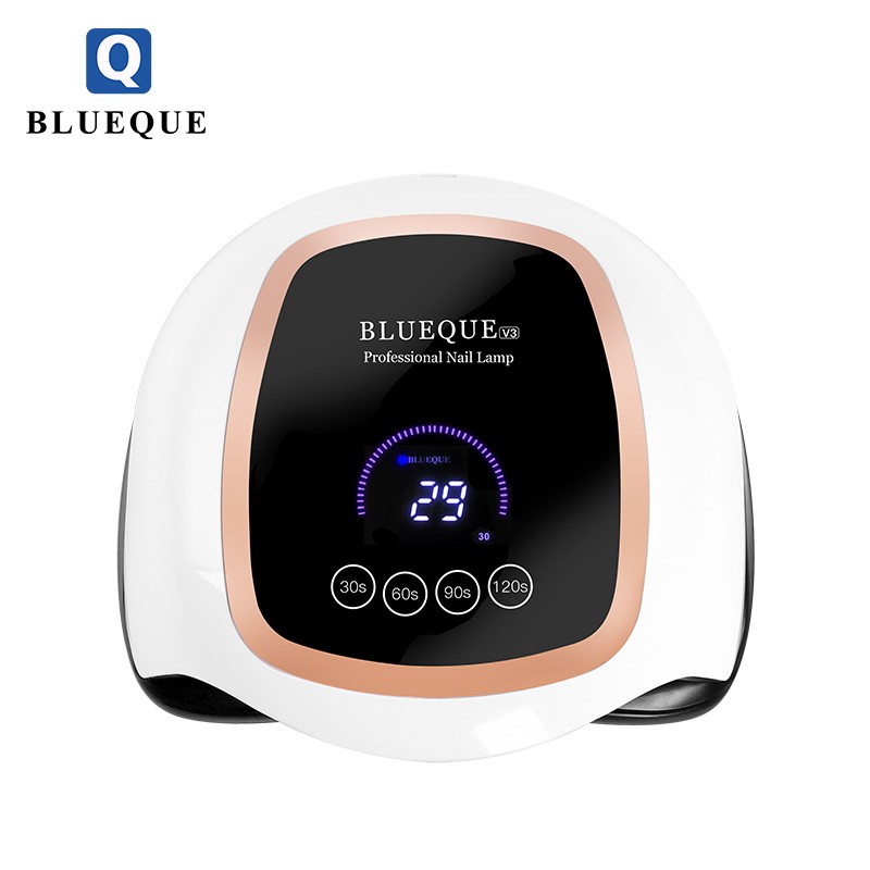 BLUEQUE 168W led uv nail lamp for nail dryer used in nail beauty salon suitable for pedicure manicure kits