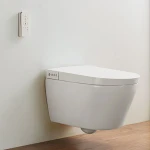 Bravat new style hanging electronic toilet auto flushing and conceal tank smart wall hung toilet tank C21235W-CD