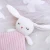 Import BSCI Factory DouDou Infant 100%cotton hand-knitted bunny shaped baby appease towel small blanket large size from China