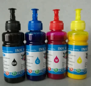 bulk refill dye or pigment or sublimation ink for desktop inkjet printers