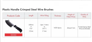 carbon steel wire brush