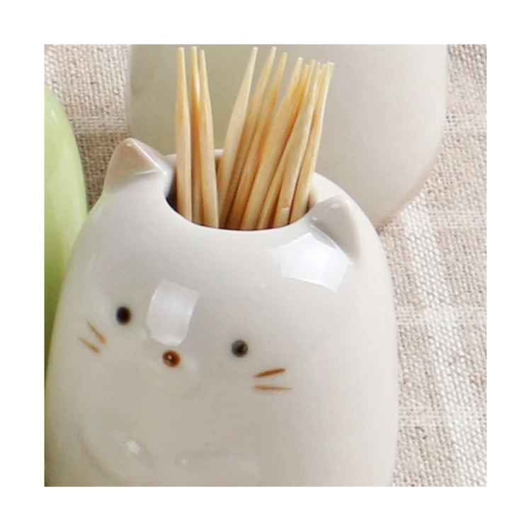 Cartoon animal toothpick holder home cute toothpick box restaurant light luxury high-end toothpick holder