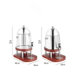 Catering Equipment Restaurant Supplier Juice Machine One Head Stainless Steel Beverage Drinking Juice Dispenser
