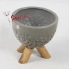 ceramic decoration for sale chamber pot on wooden stand