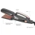 Ceramic infrared hair curler iron OEM provided hair straightener and curling iron with 2.3 inch wave PTC plate