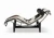 Import Chaise Lounge with metal base and cowhide uoholstery recliner chair from China