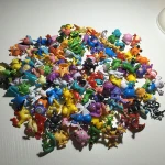 Cheap 144 pcs 3cm Cartoon Anime Mini Pokemon Action Figures Toys