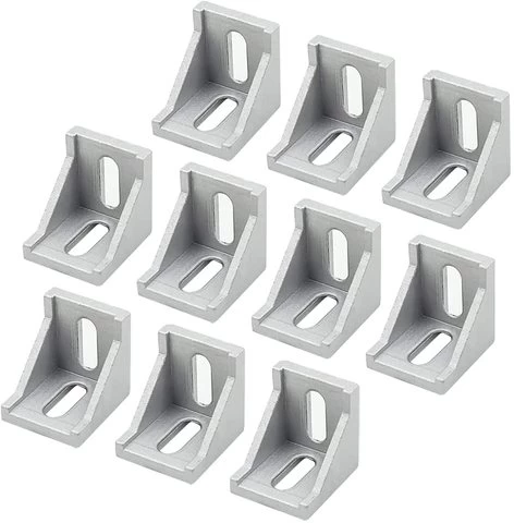cheap 90 degree metal right angle connect corner brackets for  4040 aluminum profile