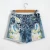Import Cheap adjustable waist all cotton color printed childrens denim shorts from China