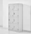 Import Cheap office file steel storage wardrobe metal cabinet office equipment from China