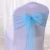 Import Cheap Peach Organza Chair Bow Wedding Chair Sash Ribbon Tie For Party Event Hotel Banquet Decoration from China