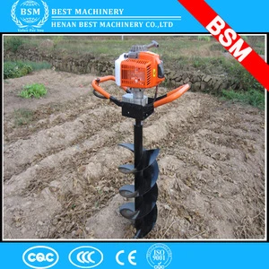 Cheap price heavy futy petrol earth auger,digging tool