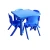 Import Cheap square kids party tables Kindergarten Furniture sets students Table Chair preschool Children study Table And Chairs Set from China