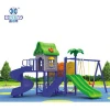 Children Outdoor Playground Small Slides And Swing, Children Playground Equipment Toys For Kids